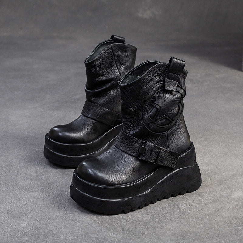 Women's Style Martin Niche Height Increasing Leisure Boots