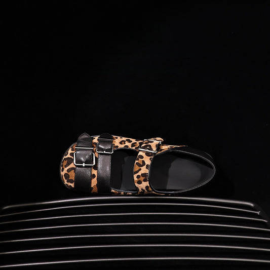 Print Slip-on Thick Bottom Toe Cap Half Female Outdoor Not Slippers