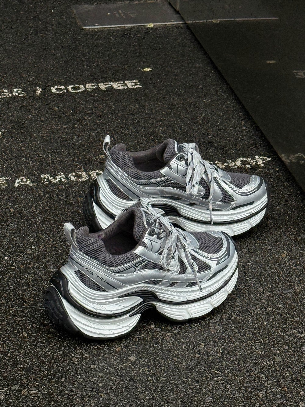 Women's Thick-soled Dad Autumn Small Height Increasing Color Women's Sports Shoes