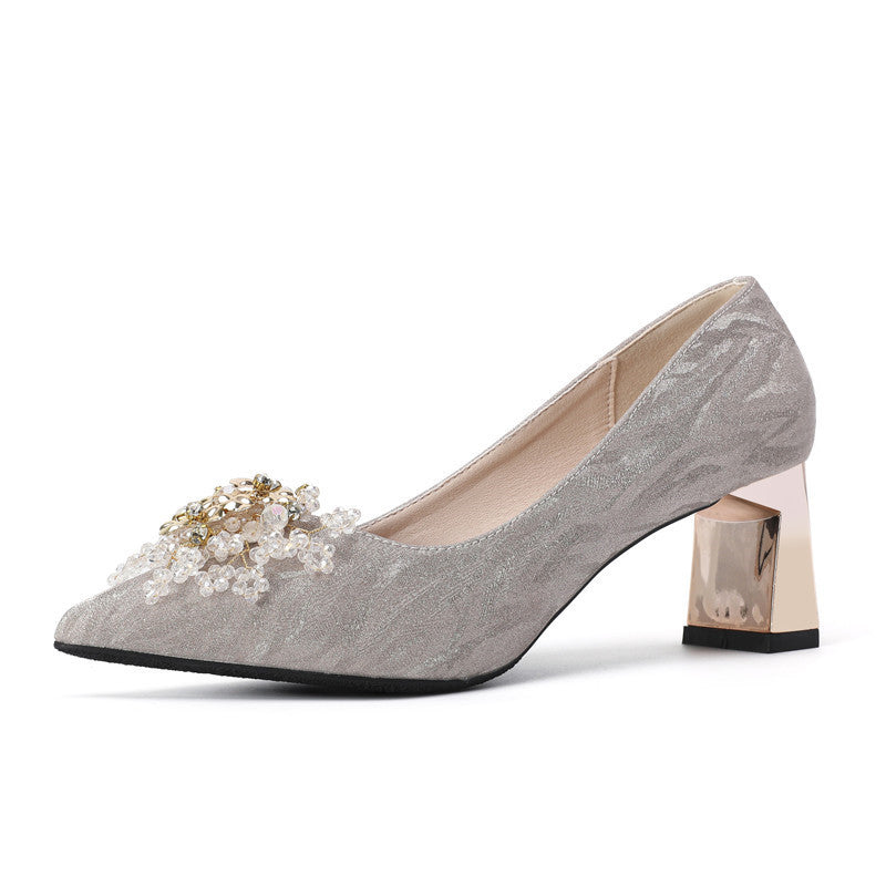 Women's Chunky Wedding Large Size Plus Sizes Dress Women's Fashion Shoes