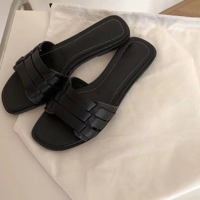 Women's Open Toe Summer Outer Wear Half Sandals