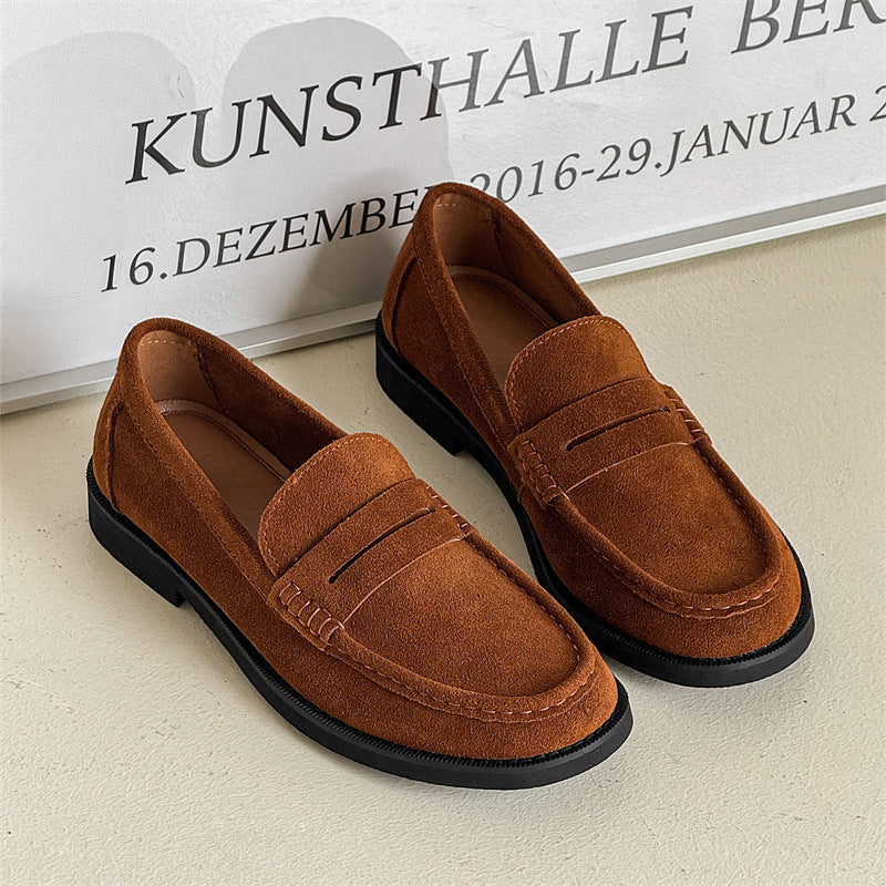 Retro Slip-on Lazy Business Commute Wide Loafers