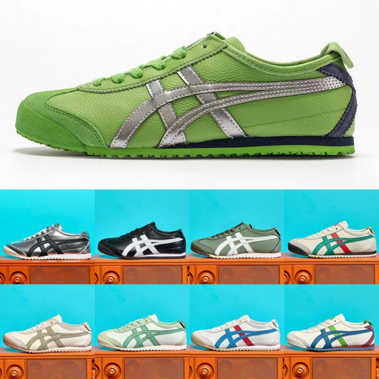 Women's & Men's Tiger Surface Flat Breathable Low Top Men's Board Shoes