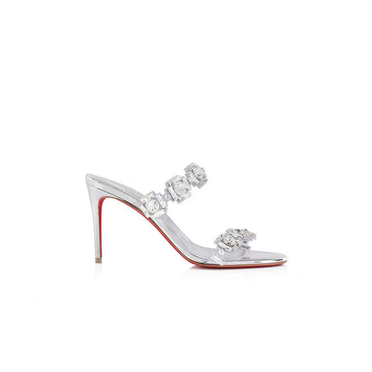 Women's Summer Banquet Party Red Bottom Elegant Date Style High Heeled Sandals