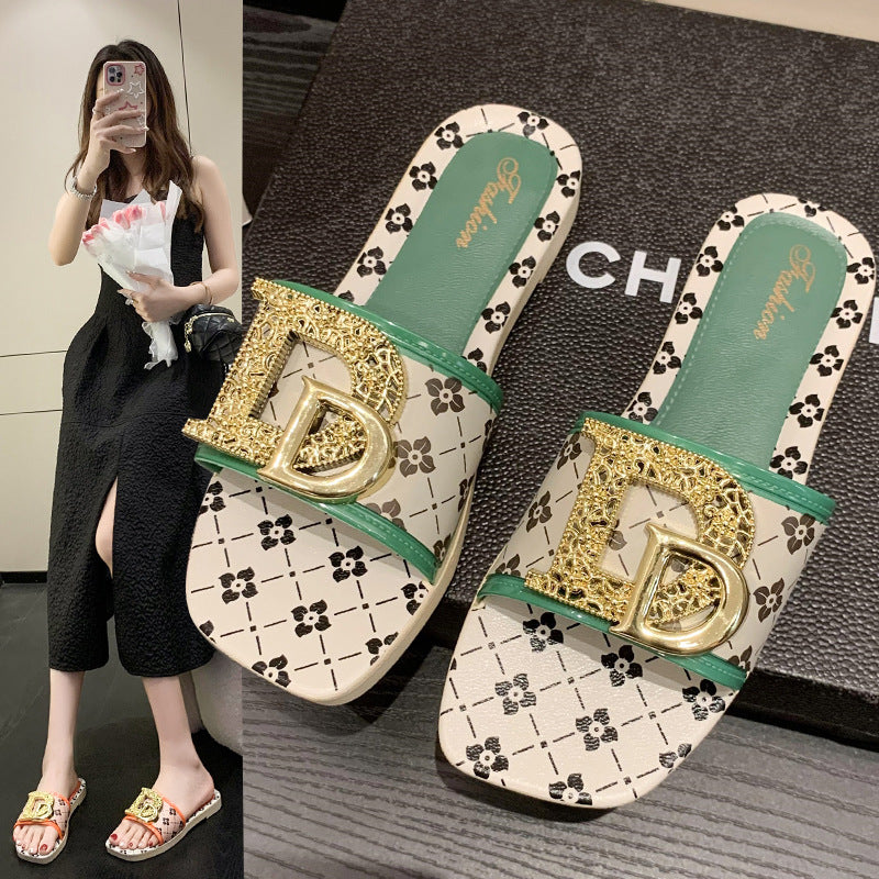 Women's Summer Tide Soft Bottom Leisure Stylish Beach Sandals