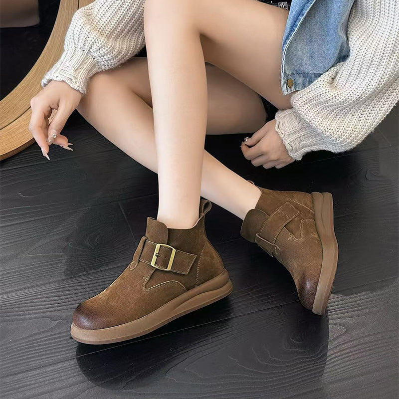 Women's Fleece Lined For Warm Comfortable Soft Sneakers