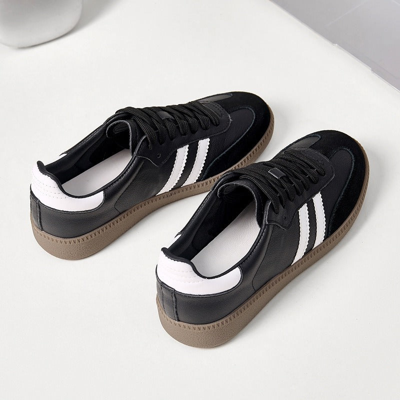 Women's First Layer Cowhide German Training Classic Casual Shoes