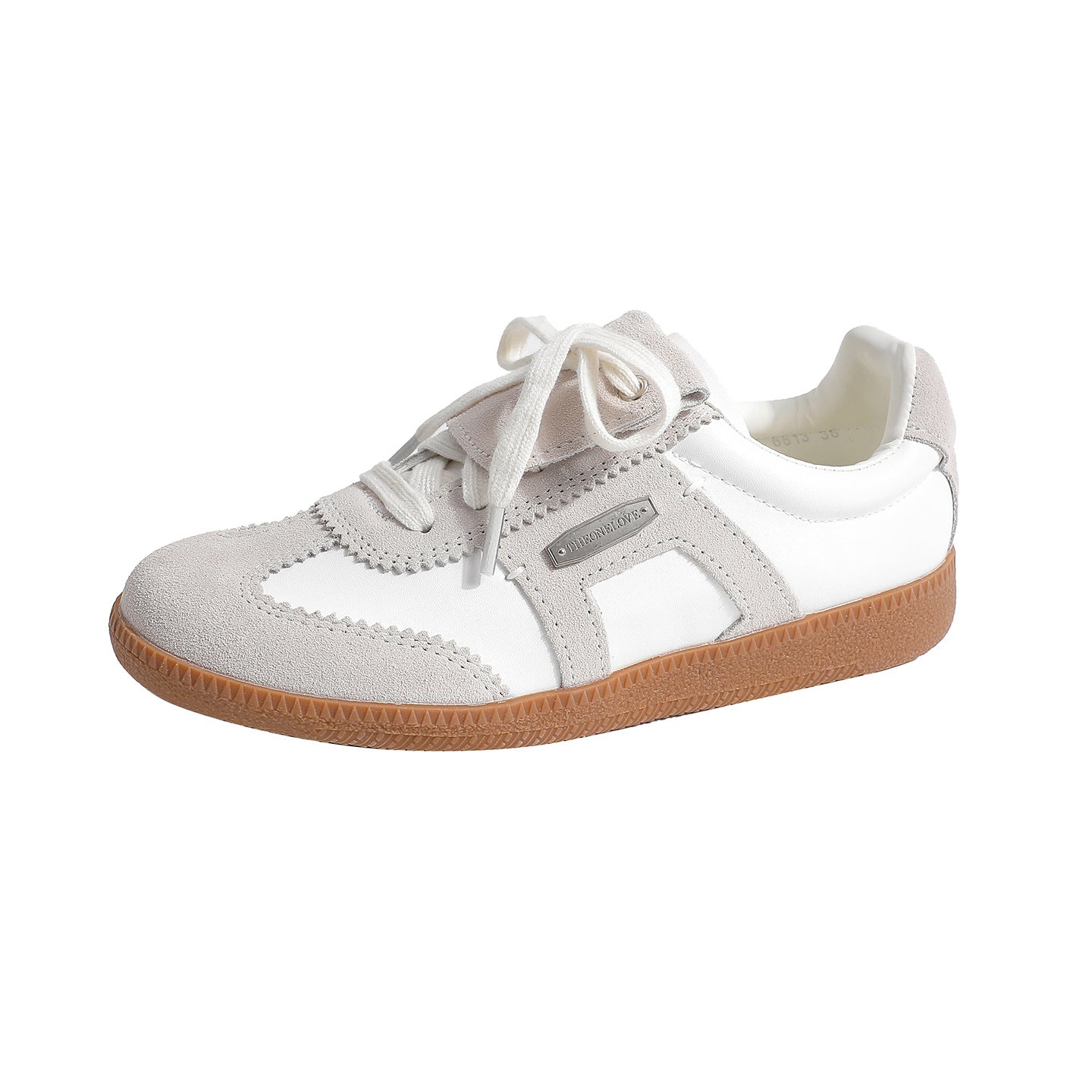 Women's Vintage Red German Training Soft Back Thick Sneakers