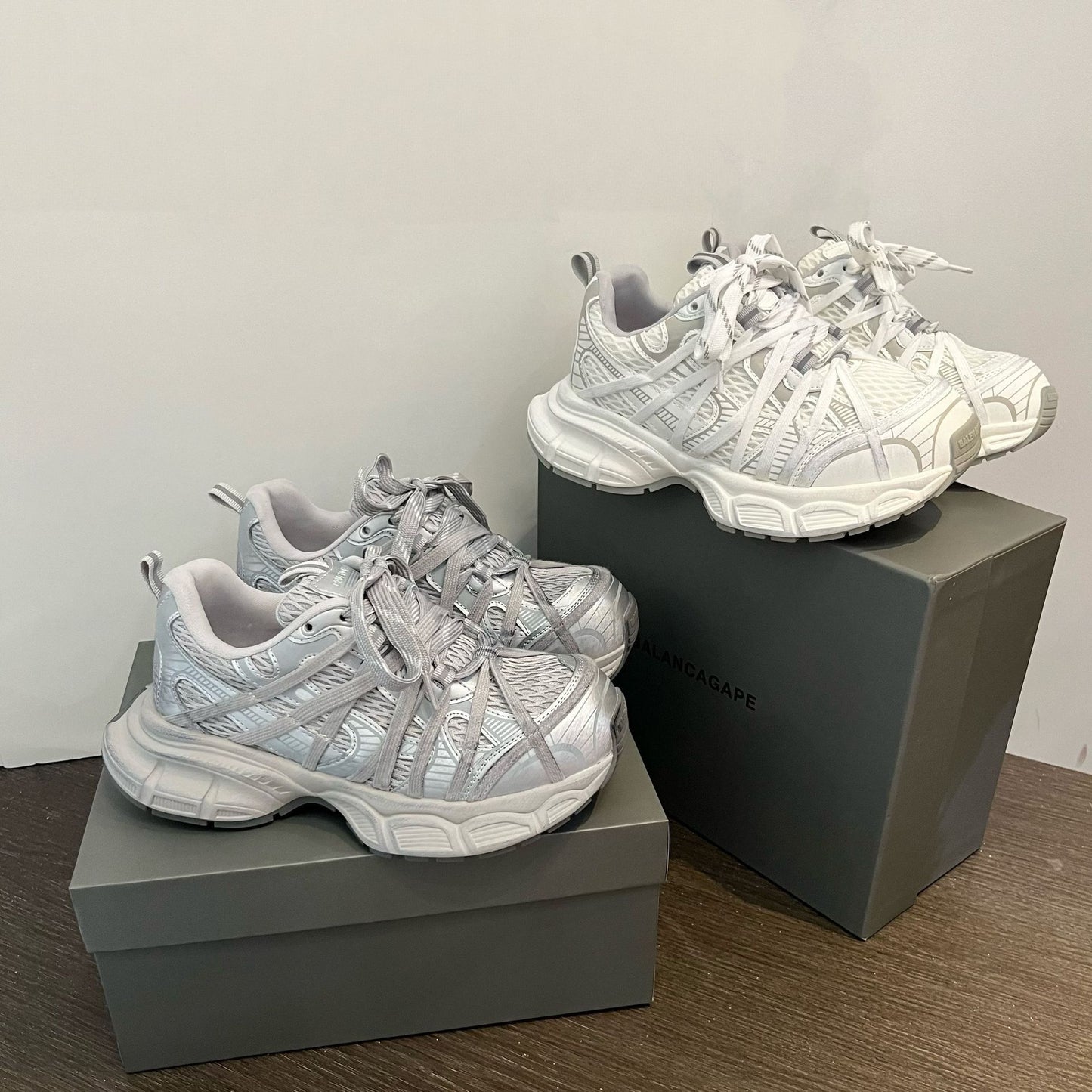 Women's Spring Spider Web Platform Dad Mesh Elevator Women's Casual Shoes