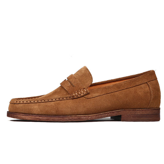 Men's Cowhide Genuine Doug Slip-on Suede Frosted Loafers