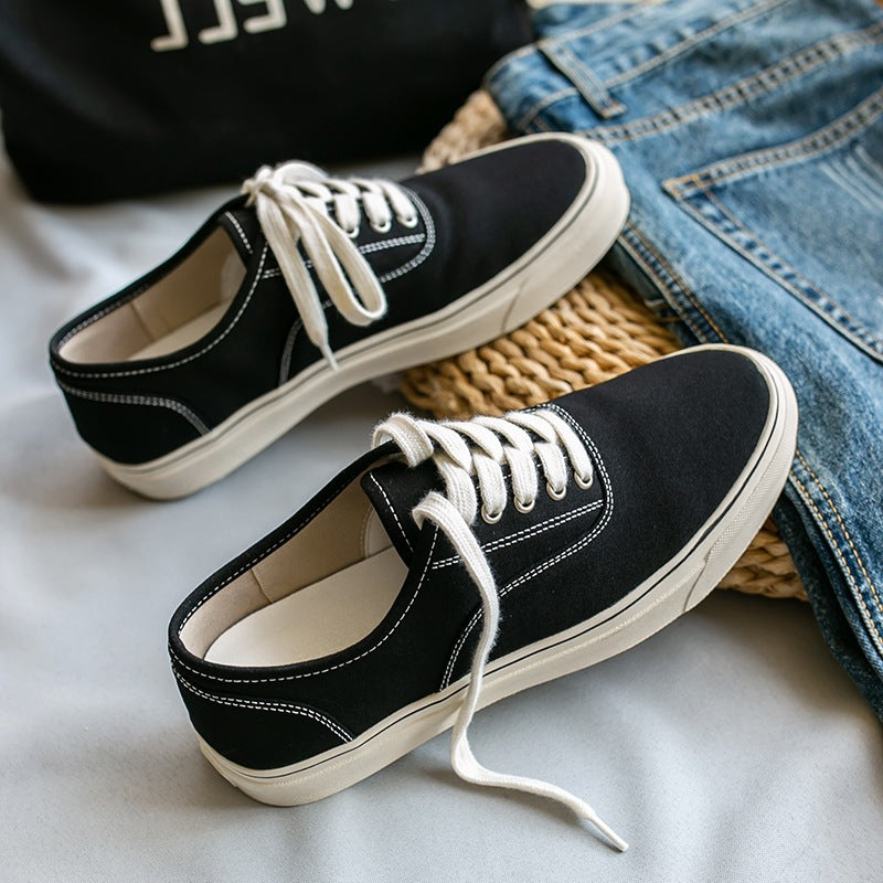 Men's Old Summer Cloth Flat Fashion Men's Canvas Shoes
