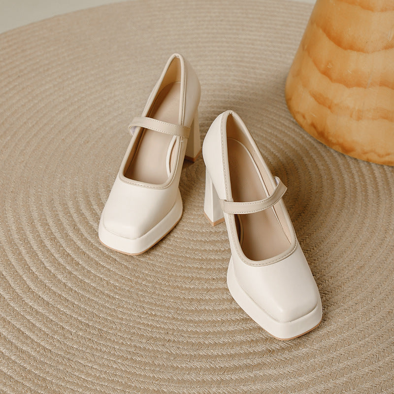 Women's High Spring Chunky Waterproof Platform Women's Fashion Shoes