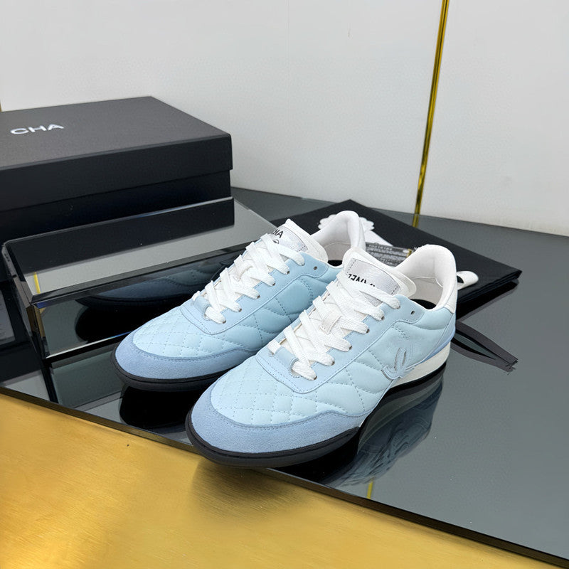 Classic Style Genuine Diamond Plaid German Training Lace Sneakers