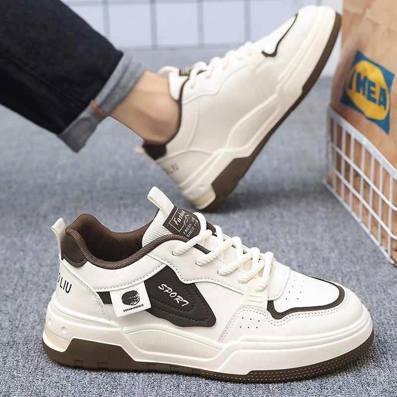 Men's Autumn Breathable White Male Trendy Sneakers