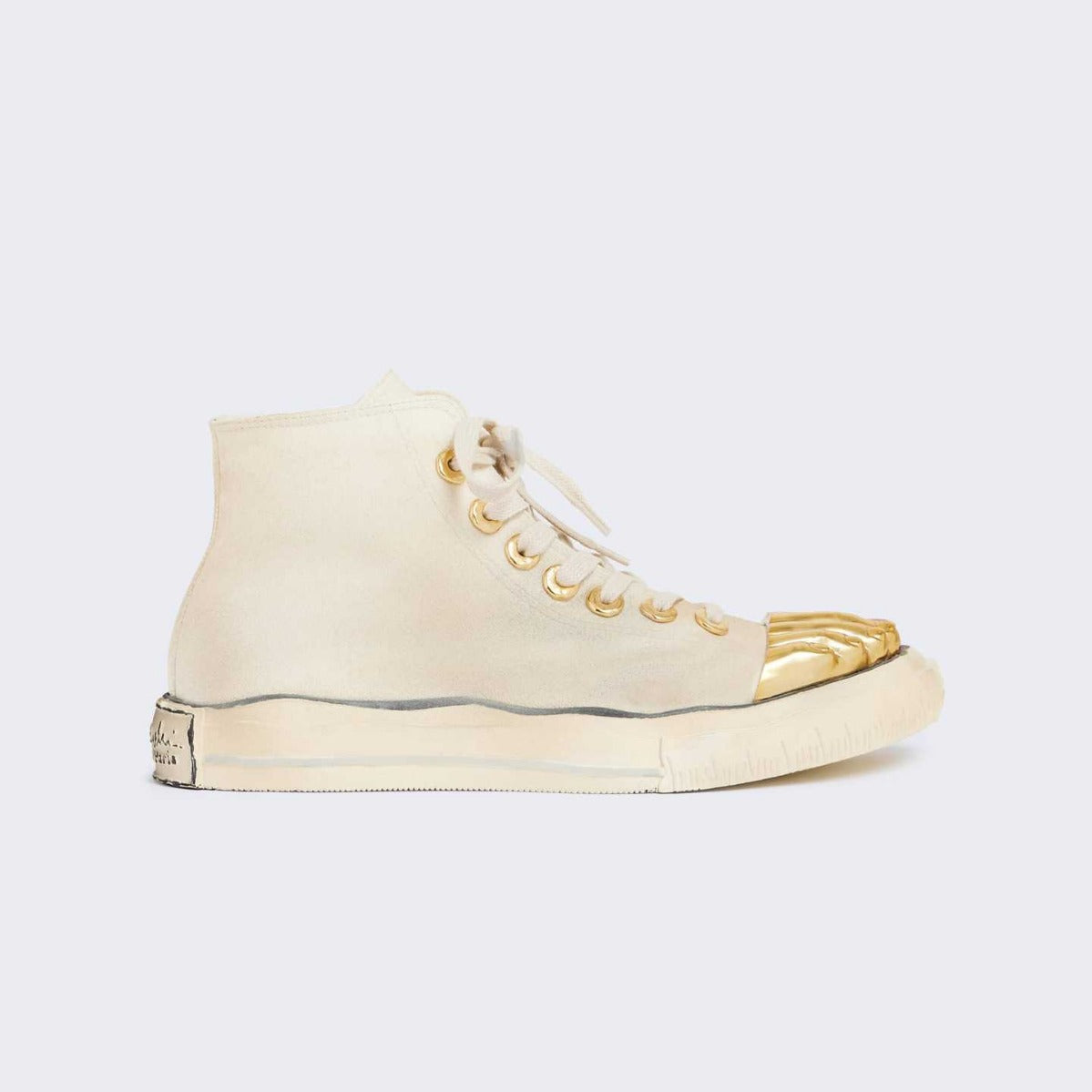 Women's & Men's Gold Toe White Fashion Sneakers