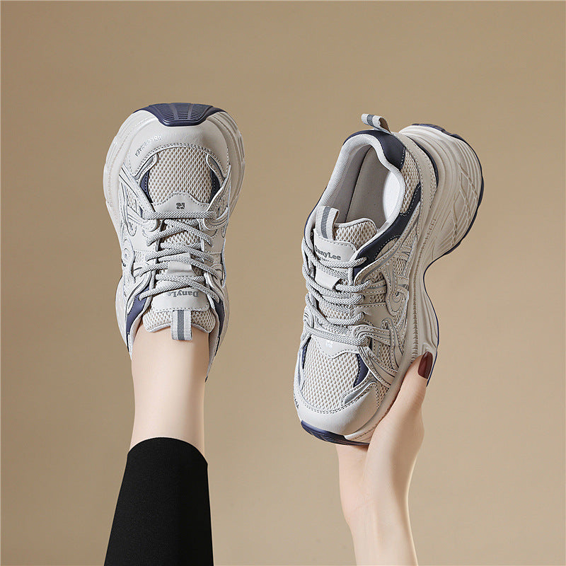 Women's Thick Bottom Platform Dad Sports Leisure Sneakers