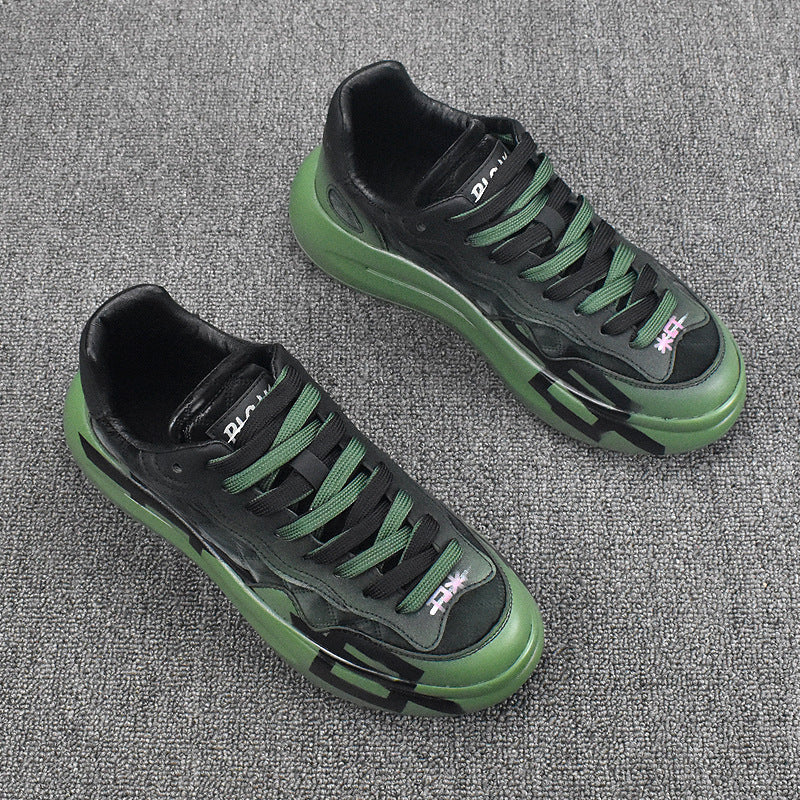 Men's Trendy Platform Height Increasing Insole Breathable Casual Shoes