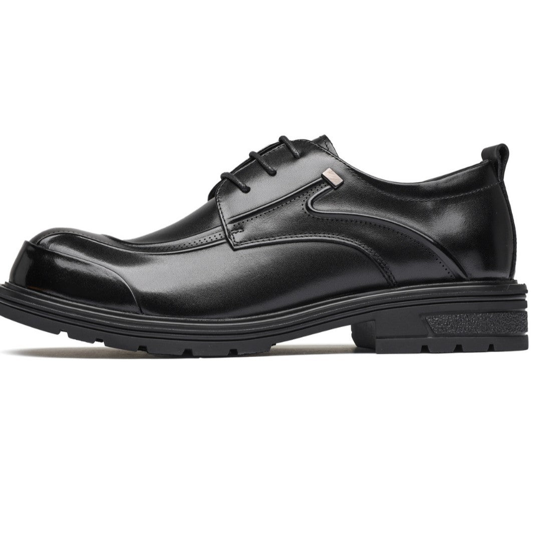 Men's First Layer Cowhide Business Commuter Big Men's Shoes