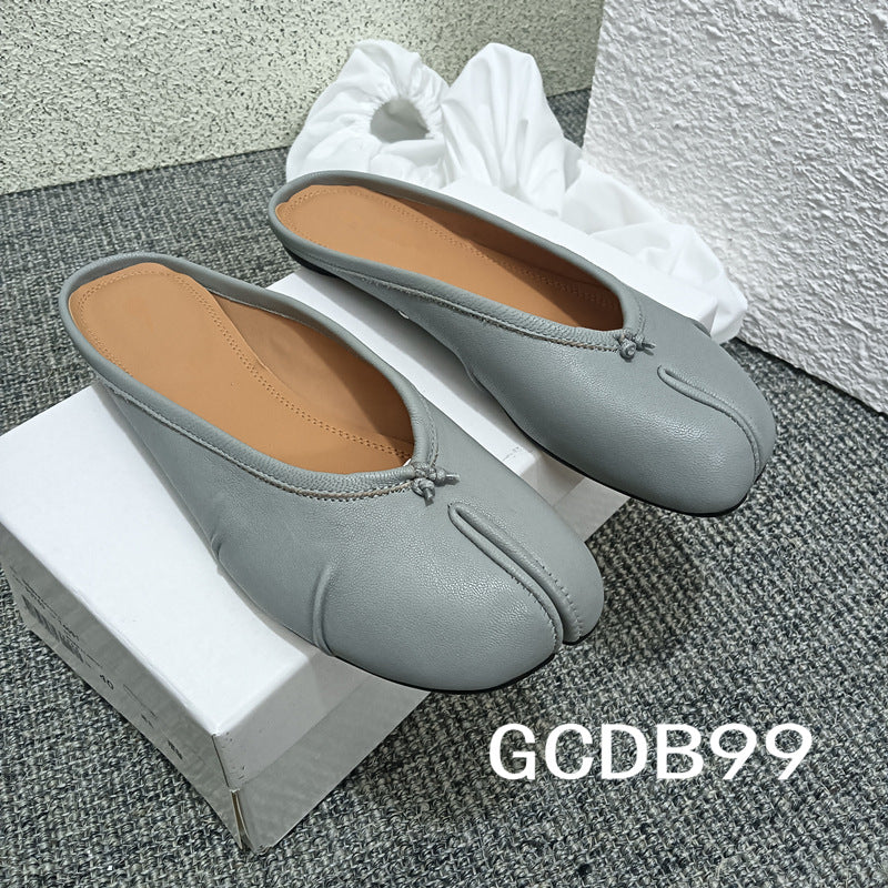 Women's Version Split Toe Half Box Outdoor Flat Slippers