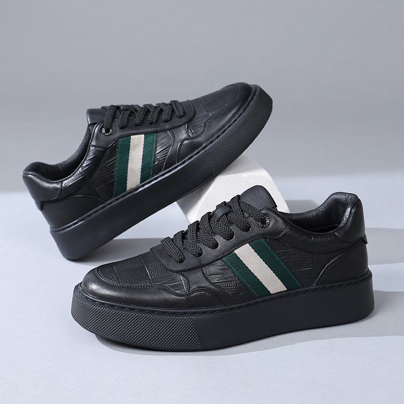 Men's Spring Fashionable Sports Soft Back Thick Men's Board Shoes