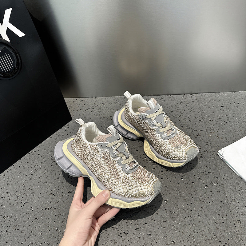 Women's Early Spring Paris Couples Fashion Platform Sneakers