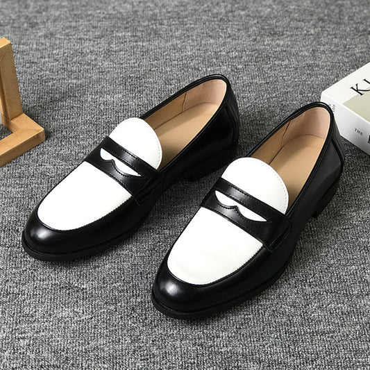 Men's Stylish Handmade British One Pedal Lazy Leather Shoes