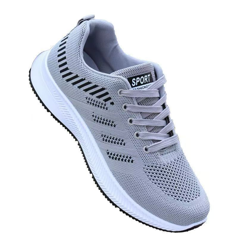 Men's Woven Mesh Breathable Comfort Trend Versatile Sneakers