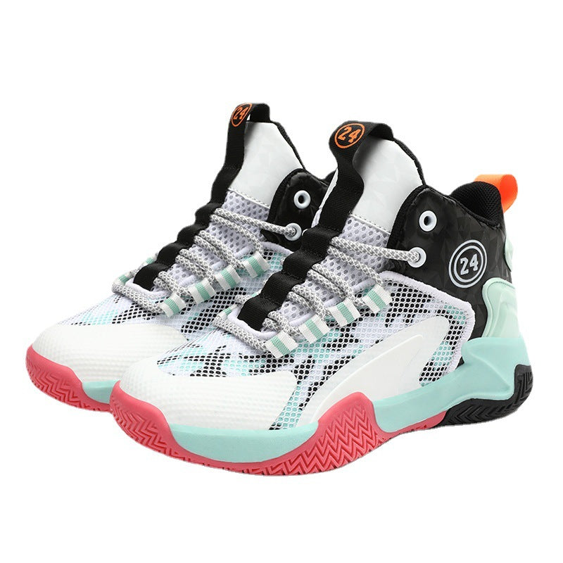 Children's Basketball Korean Style Medium Big Running Kid's Sneakers