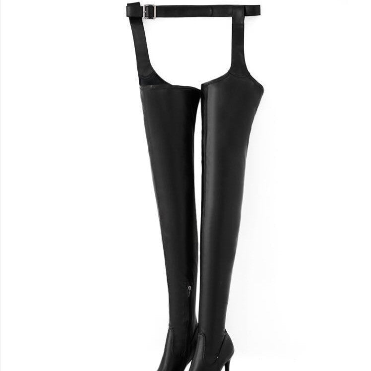 Women's Size High Sexy Length Pants One-piece Men's Shoes