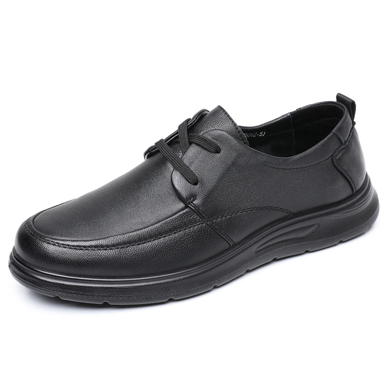 Men's Spring Sheepskin Genuine Dad Soft Bottom Men's Casual Leather Shoes
