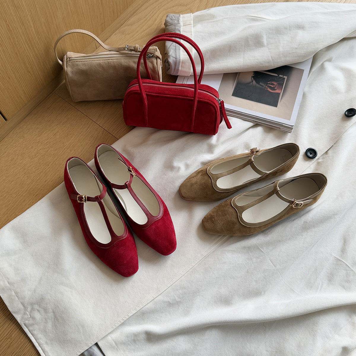 Women's Spring Versatile Retro Soft Mary Jane Heels