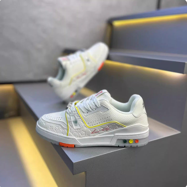 Men's Trendy Solid Color Thick Bottom Fashion Men's Sports Shoes