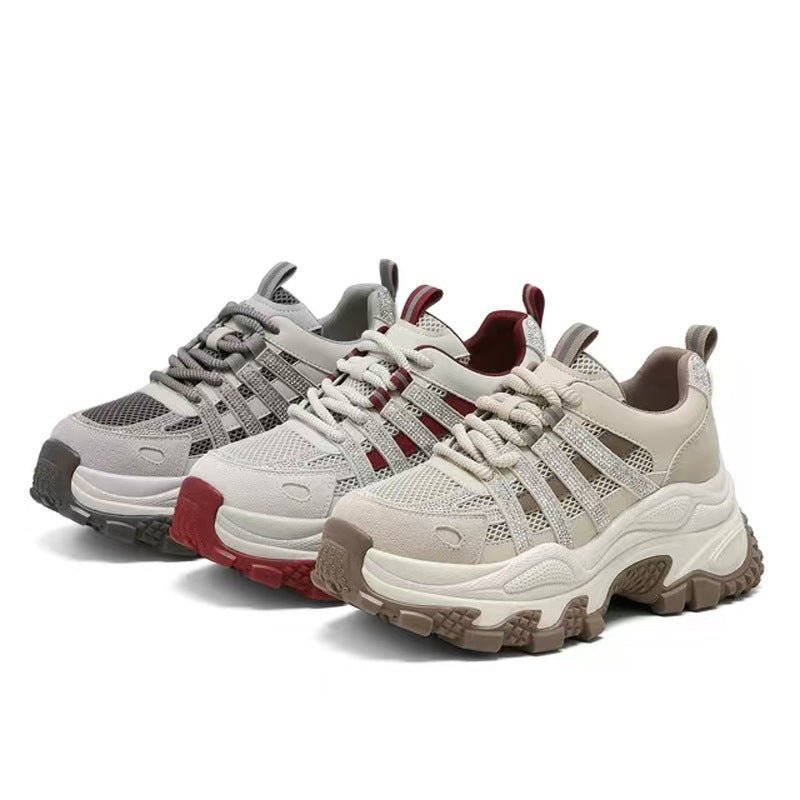 Women's Genuine Platform Heightened Daddy Trendy Women's Shoes
