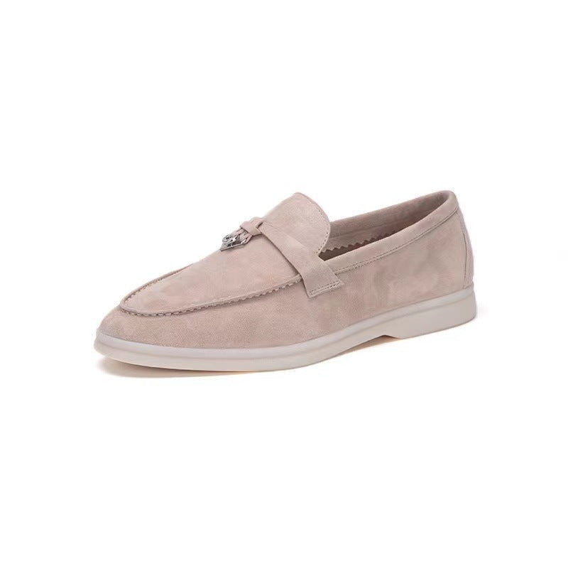Women's British Style Slip-on Soft Bottom Pumps Women's Casual Shoes