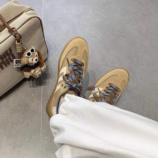 Women's Lightweight For Summer Outer Wear Thick-soled German Training Sneakers