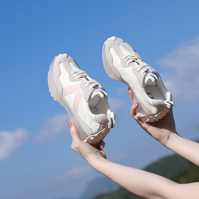 Women's Dad Thick Bottom Height Increasing Breathable Casual Shoes