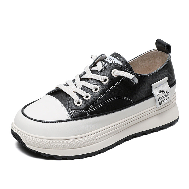 Women's White Raise The Bottom Muffin Biscuit Casual Shoes