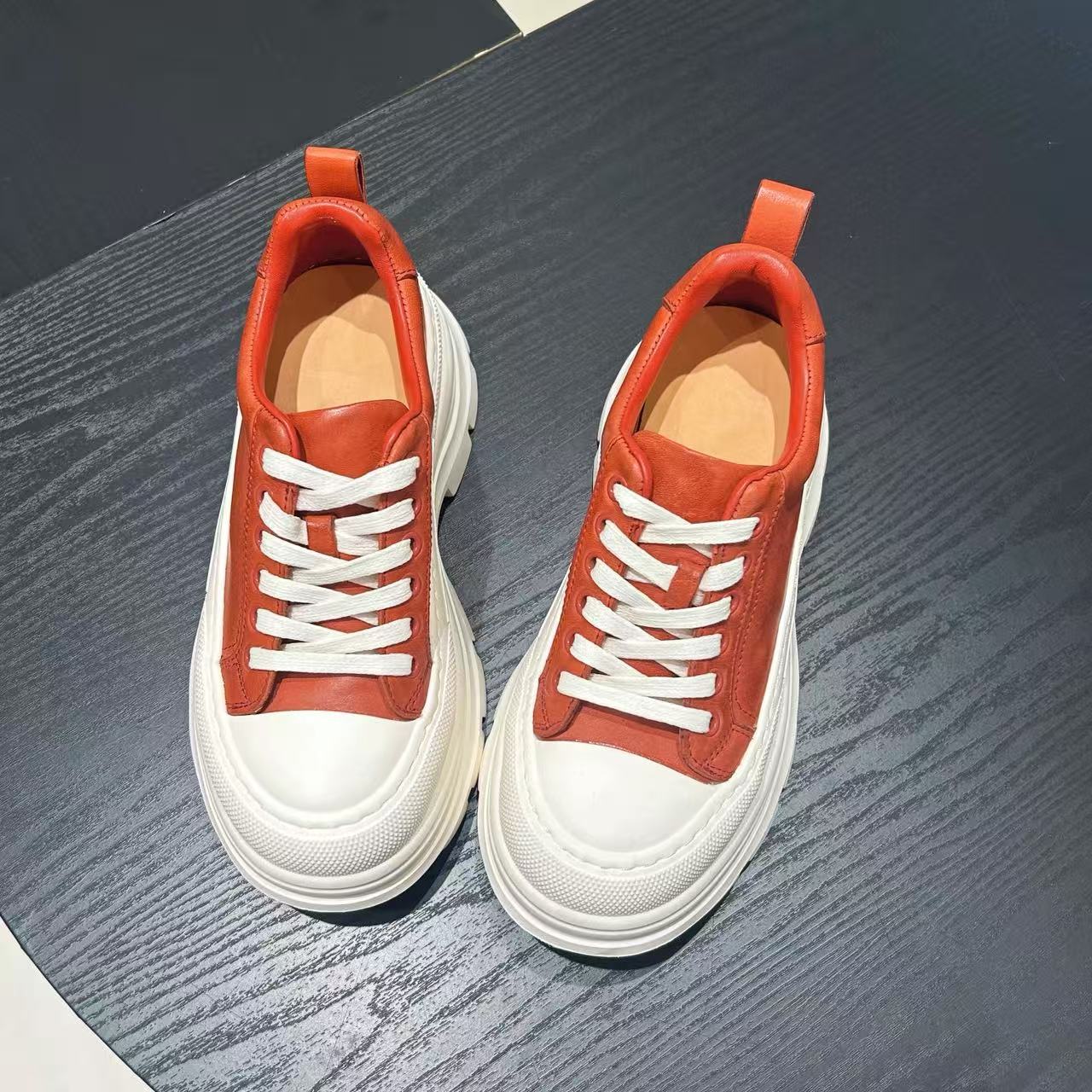 Women's Platform White Height Increasing Not Tired Feet Women's Casual Shoes