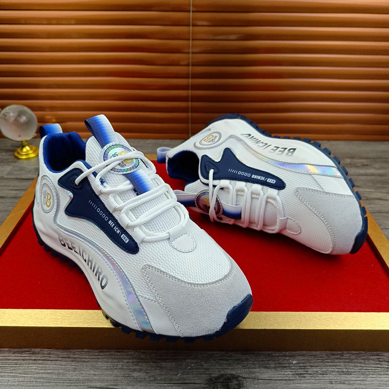 Men's Couple Bottom Sports Dad Mesh Hight Casual Shoes