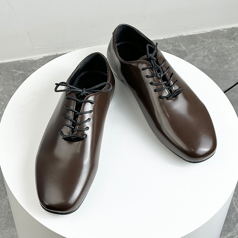 Men's Business Formal Wear Thin Commuter British Style Men's Casual Leather Shoes