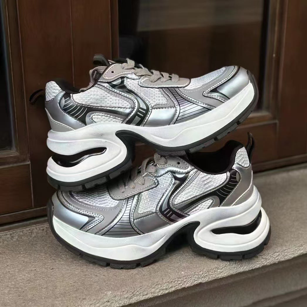 Women's Edition Thick-soled Small-sized Height Increasing Front Women's Sports Shoes