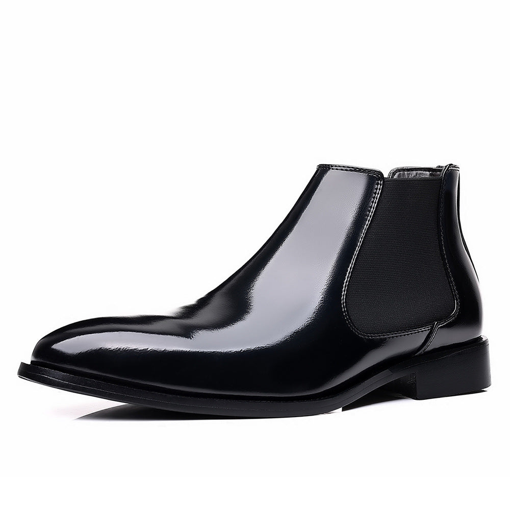 Men's British Style Martin Slip-on Plus Size Boots