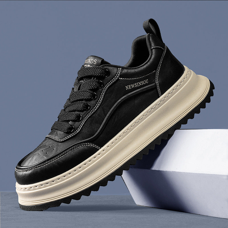 Men's Springtide Thick-soled Heighten Soft Bottom Sports Men's Board Shoes