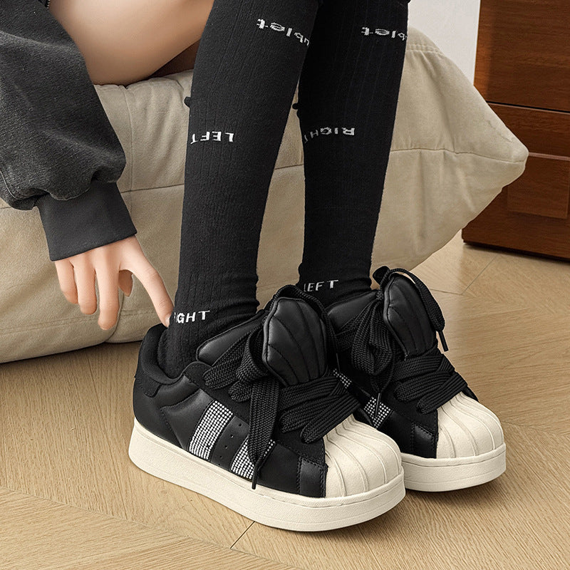 Shell Toe Bread Height Increasing Leisure Men's Casual Shoes