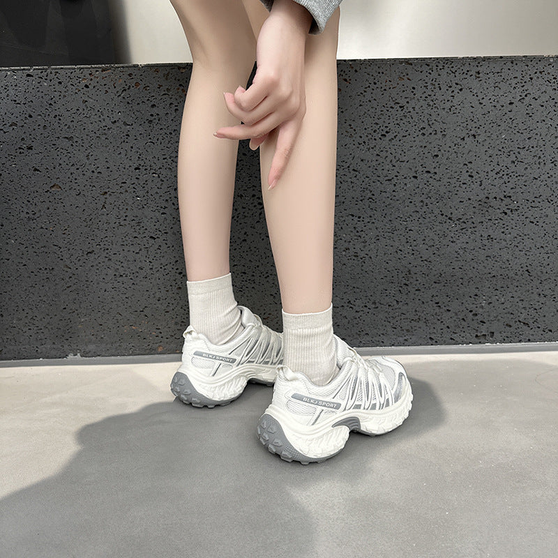 Women's Increasing Lightweight Platform Fashionable Breathable Dad Women's Sports Shoes