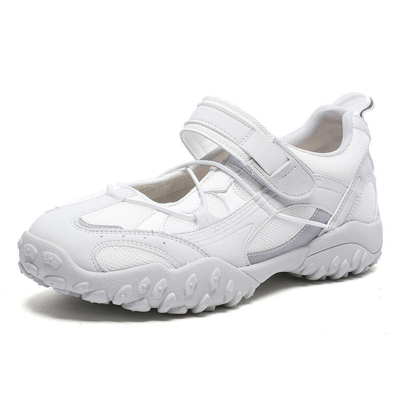 Women's Summer Velcro Mary Jane Breathable Sports With Hidden Ugly Women's Casual Shoes
