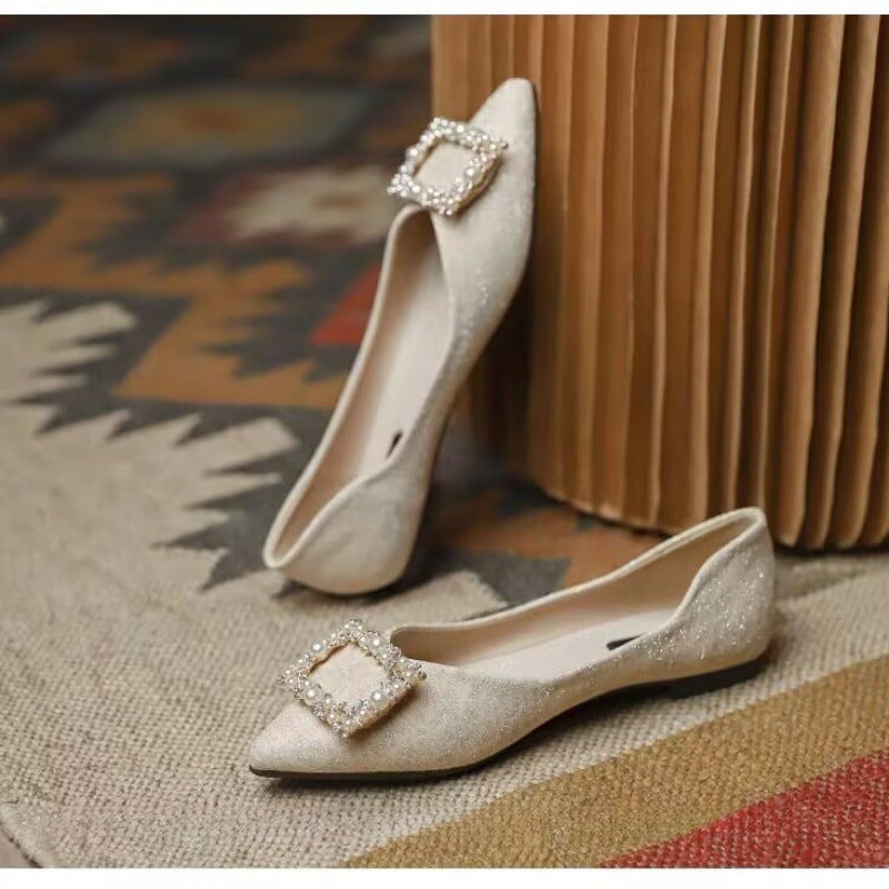 Women's Style Pointed Toe Pumps Summer Versatile Women's Shoes