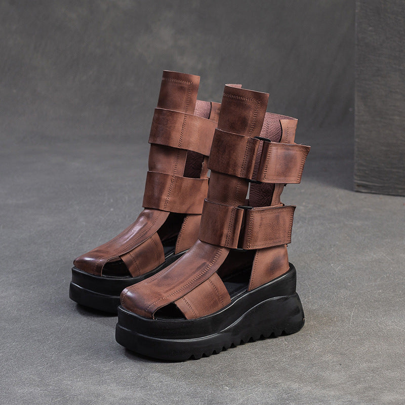 Women's Suddenly Increased British Style Roman Fashion Platform Sandals