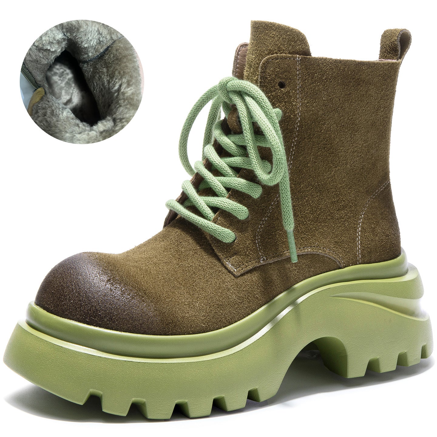 Women's Martin British Style Frosted Motorcycle Fashionable Women's Leather Boots