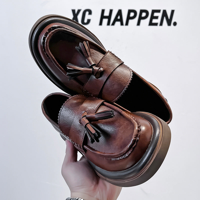 Men's Daily British Style Business Outdoor Formal Leather Shoes